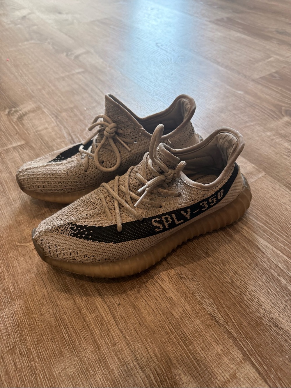 Men's Yeezy Boost 'SPLY-350' Knit Sneakers. Size 7.